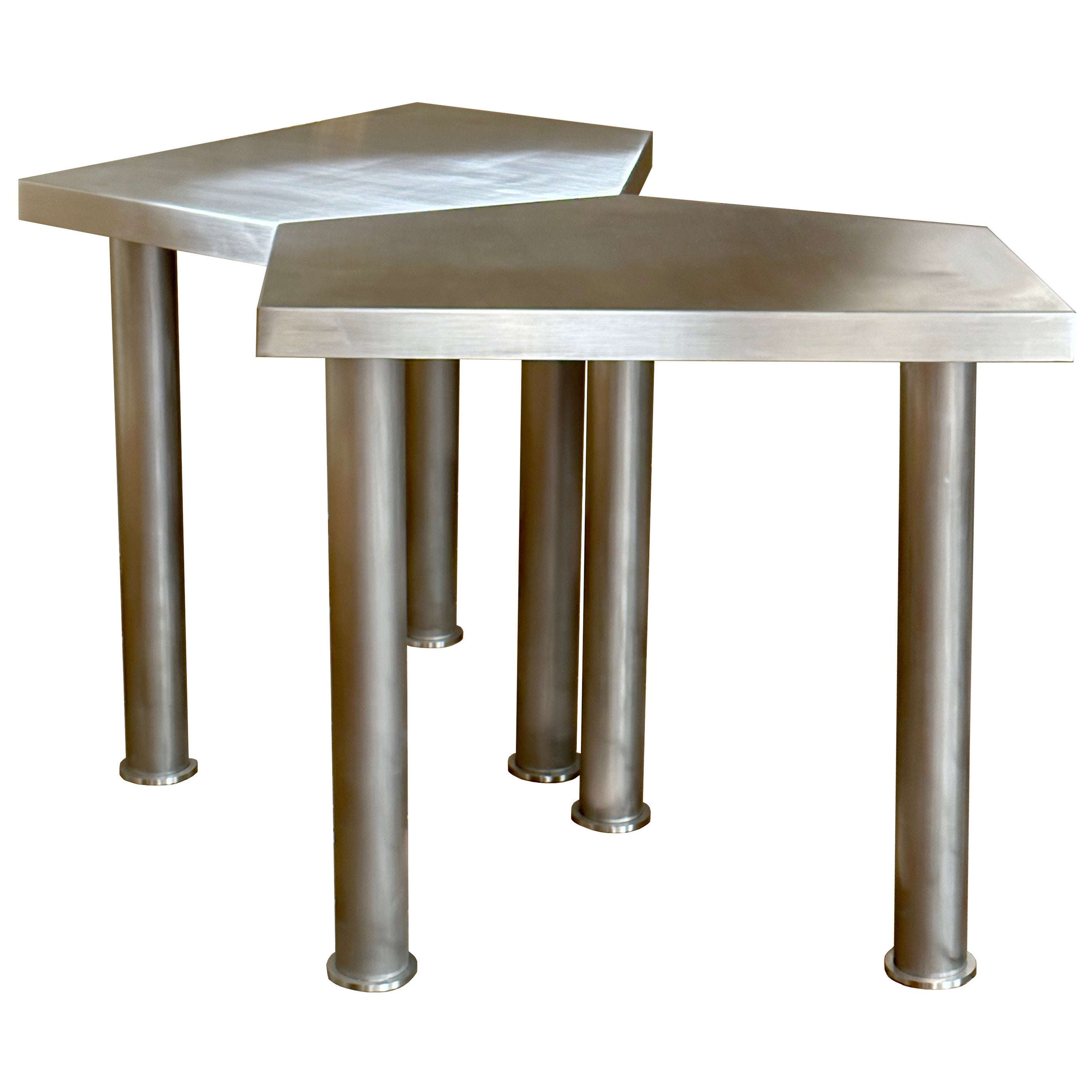 "Running Gun" Accent Table Set, Iron, James Vincent Milano, Italy, 2023 For Sale