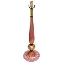 Barovier Murano Art Glass Single Table Lamp