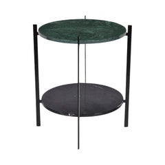 Green Indio and Black Marquina Marble Deck Table by OxDenmarq