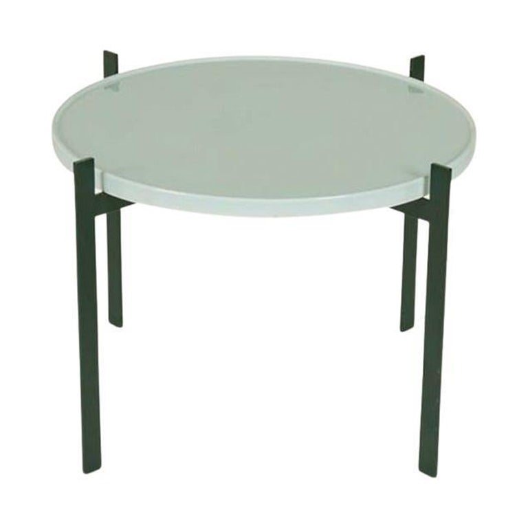 Celadon Green Porcelain Single Deck Table by OxDenmarq For Sale