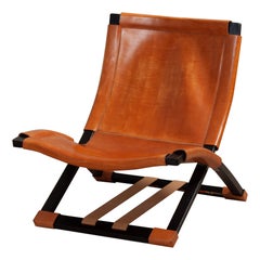 Nordic Leather Lounge Chair, Ingmar Relling