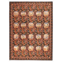 VIA COMO "La Fontaine" Hand Knotted Fine Wool Rug Carpet One of a Kind 10x13 ft 