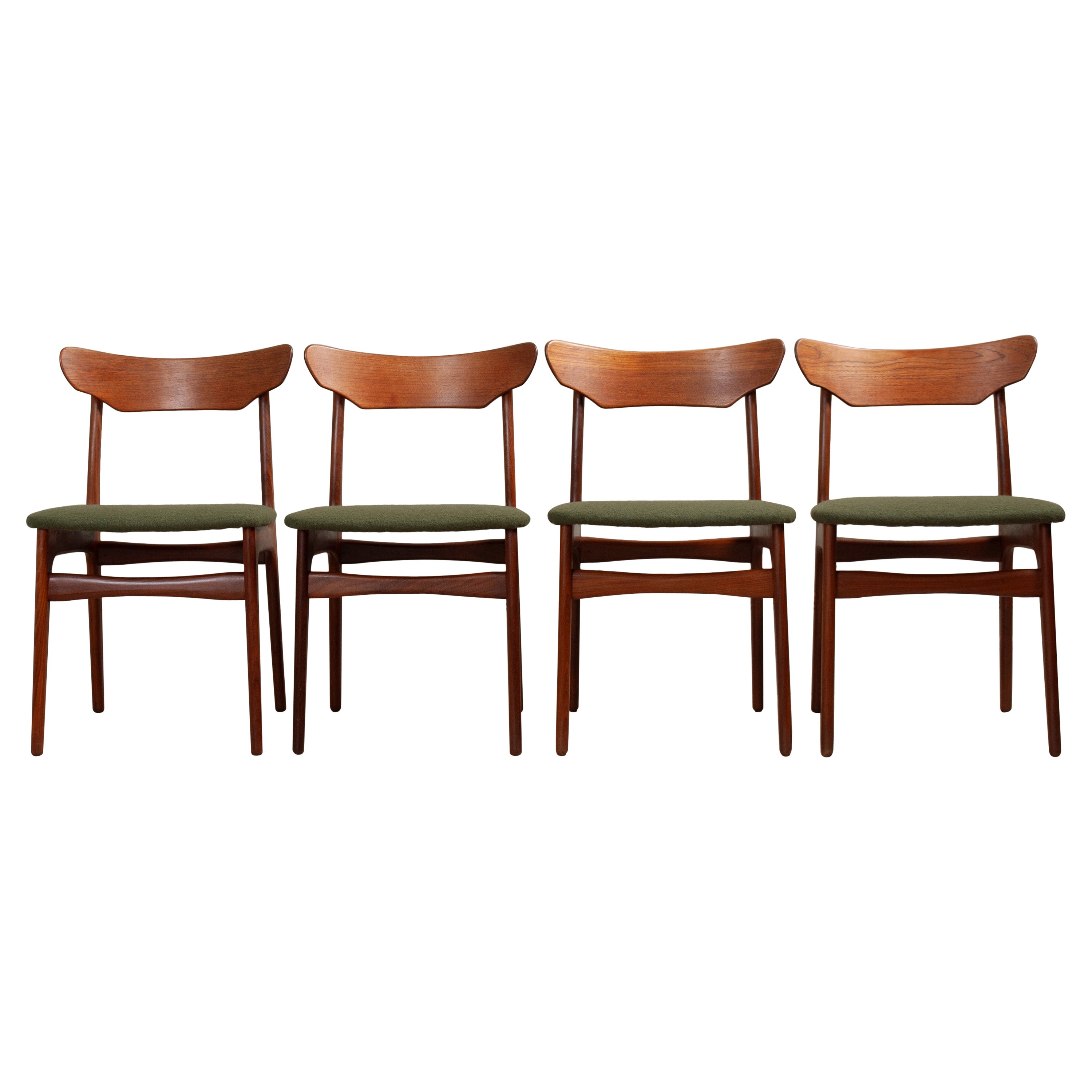 Danish Teak Dining Chairs, Randers, 1960 For Sale