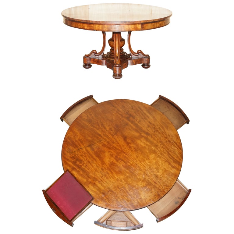 ANTIQUE WILLIAM IV 1835 A BLAIN LIVERPOOL LIBRARY DESK TABLE WRiTING SLOPE For Sale at 1stDibs