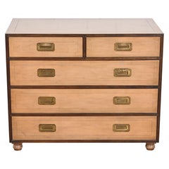 Michael Taylor for Baker Furniture Hollywood Regency Campaign Walnut Dresser