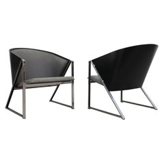 Paire de chaises longues finlandaises Mondi Soft de style Memphis par Jouko Jarvisalo