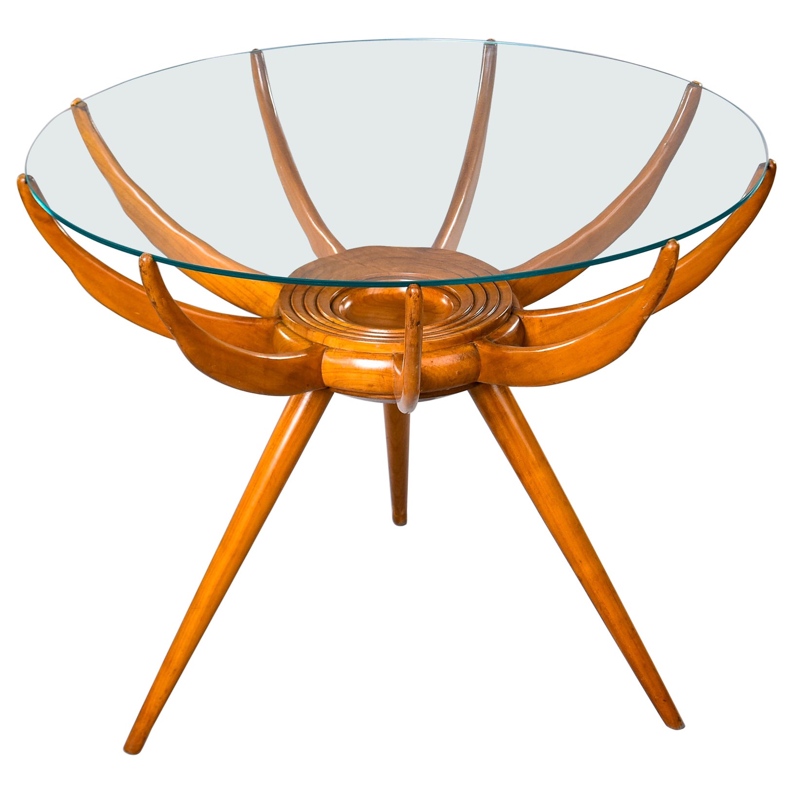 Midcentury Italian Carlo de Carli Spider Coffee Cocktail or Side Table