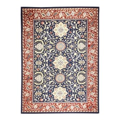 VIA COMO 'Il Soffitto' Hand Knotted Rug 10x14 ft Wool Silk Carpet One of a Kind
