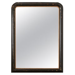 Miroir français peint et doré de style Louis Philippe