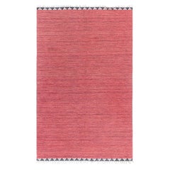 Doris Leslie Blau Collection Vintage Swedish Red Flat Woven Rug