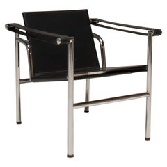 Le Corbusier, Pierre Jeanneret & Charlotte Perriand Black LC1 Chair by Cassina