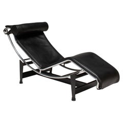 Vintage Le Corbusier, Pierre Jeanneret & Charlotte Perriand LC4 Chaise Lounge by Cassina