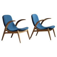 Ensemble de 2 chaises longues du milieu du siècle, 1960, République tchèque