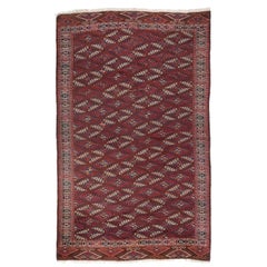 Tapis ancien Turkoman Yomut Main, vers le 19e siècle