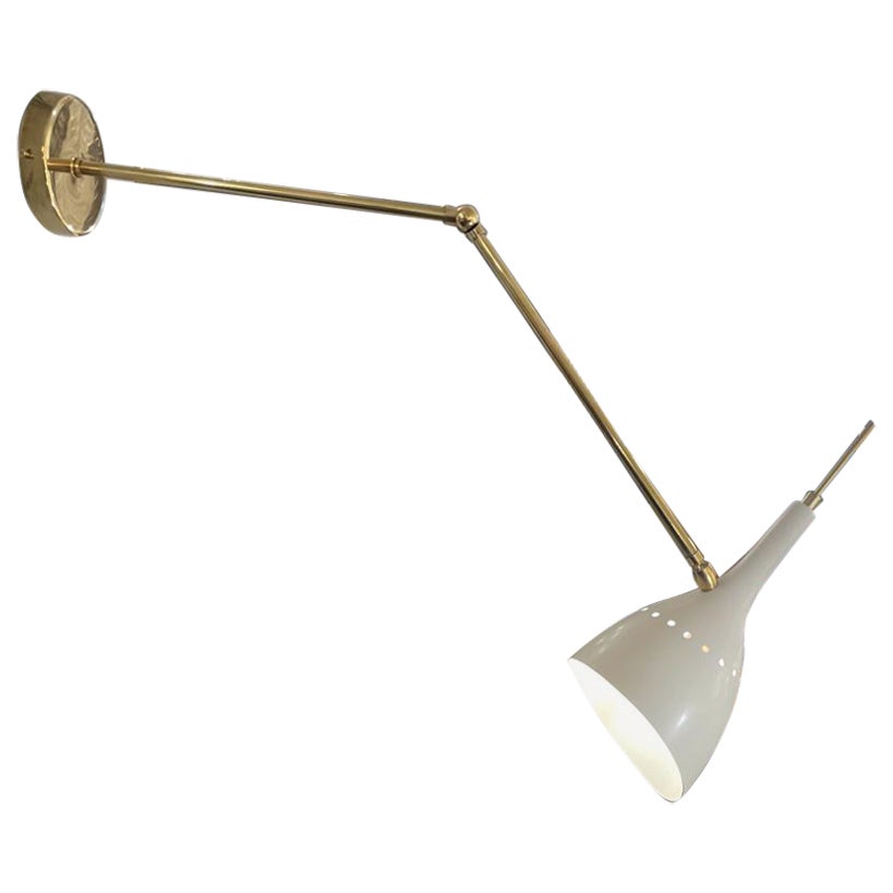 Italian Sconce in the Style of Stilnovo, Italy, 1960s For Sale