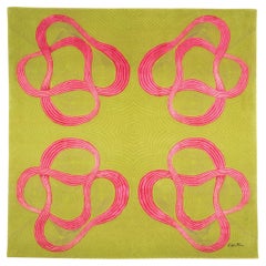 Karim Rashid – „Fusion Pink/Green“ Teppich 6' x 6'
