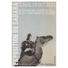 Gid, Original Vintage Poster, Sahara Exhibition, Ethnography, Touareg Camel 1934