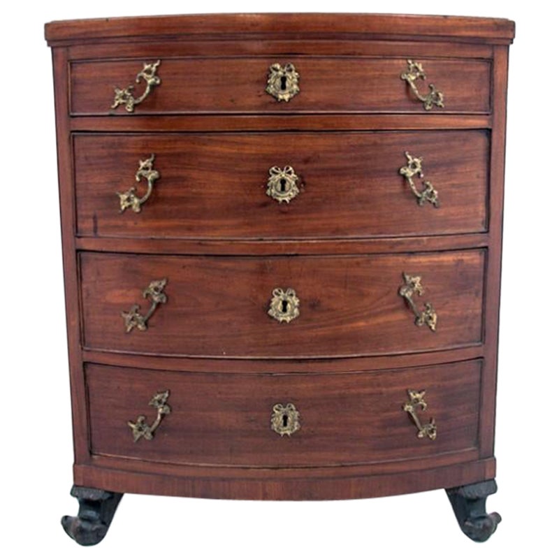 Mahogany Chest of Drawers, Northern Europe, circa 1900 For Sale