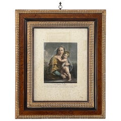 Reproduction de la « Vierge Sainte » par le graveur Flipart