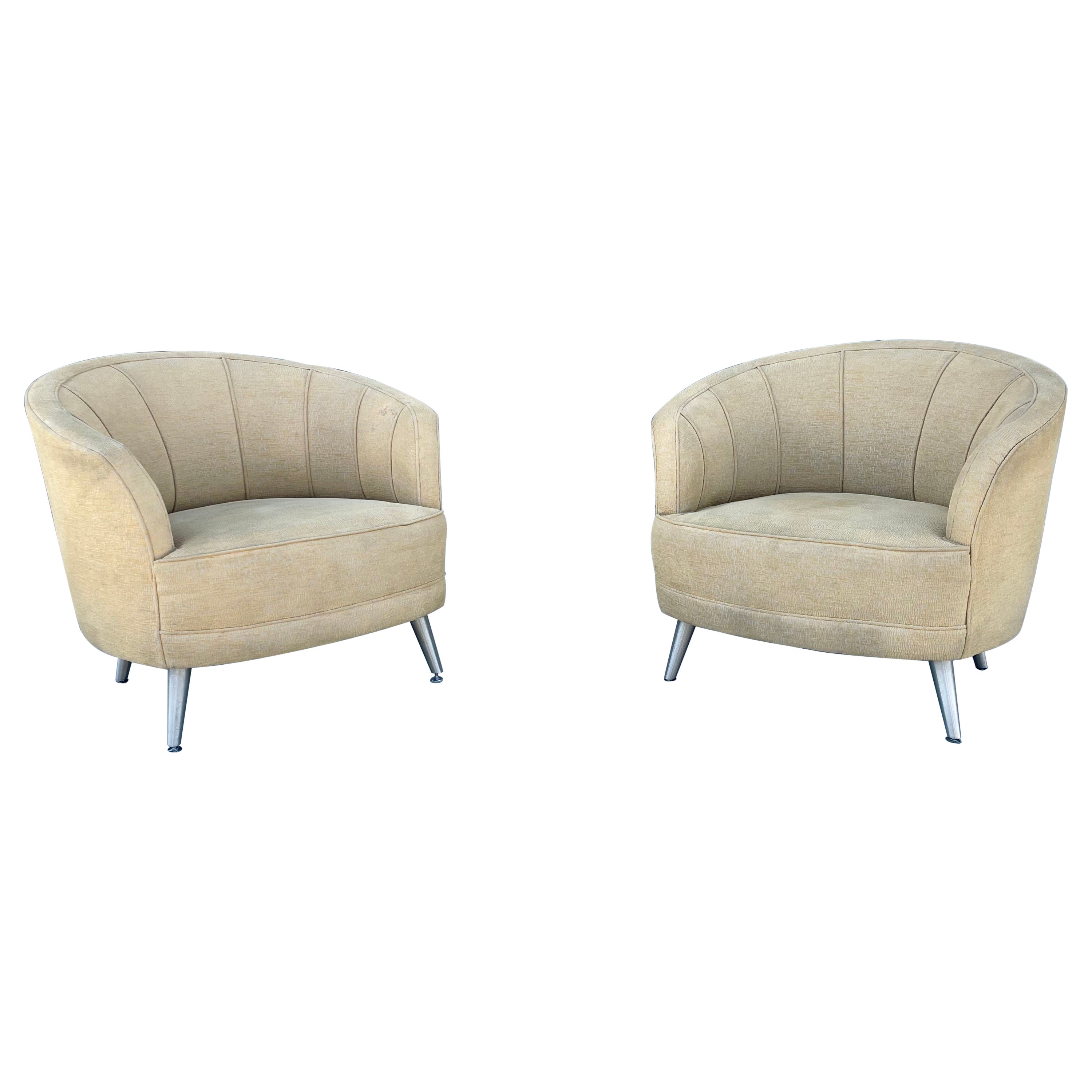 1970s Mid Century Modern Lounge Chairs For Sale