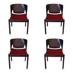Vico Magistretti, Four Chairs, Model 122, Cassina, 1960s
