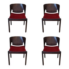 Vico Magistretti, Four Chairs, Model 122, Cassina, 1960s