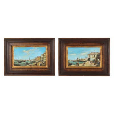 Antique Pair of Seascape Oil Paintings Fishing Boats, 19th Century For ...