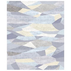 Rug for Kid's Room Sustainable Italian Wool Silk - Le Marais Le Soir, in Stock