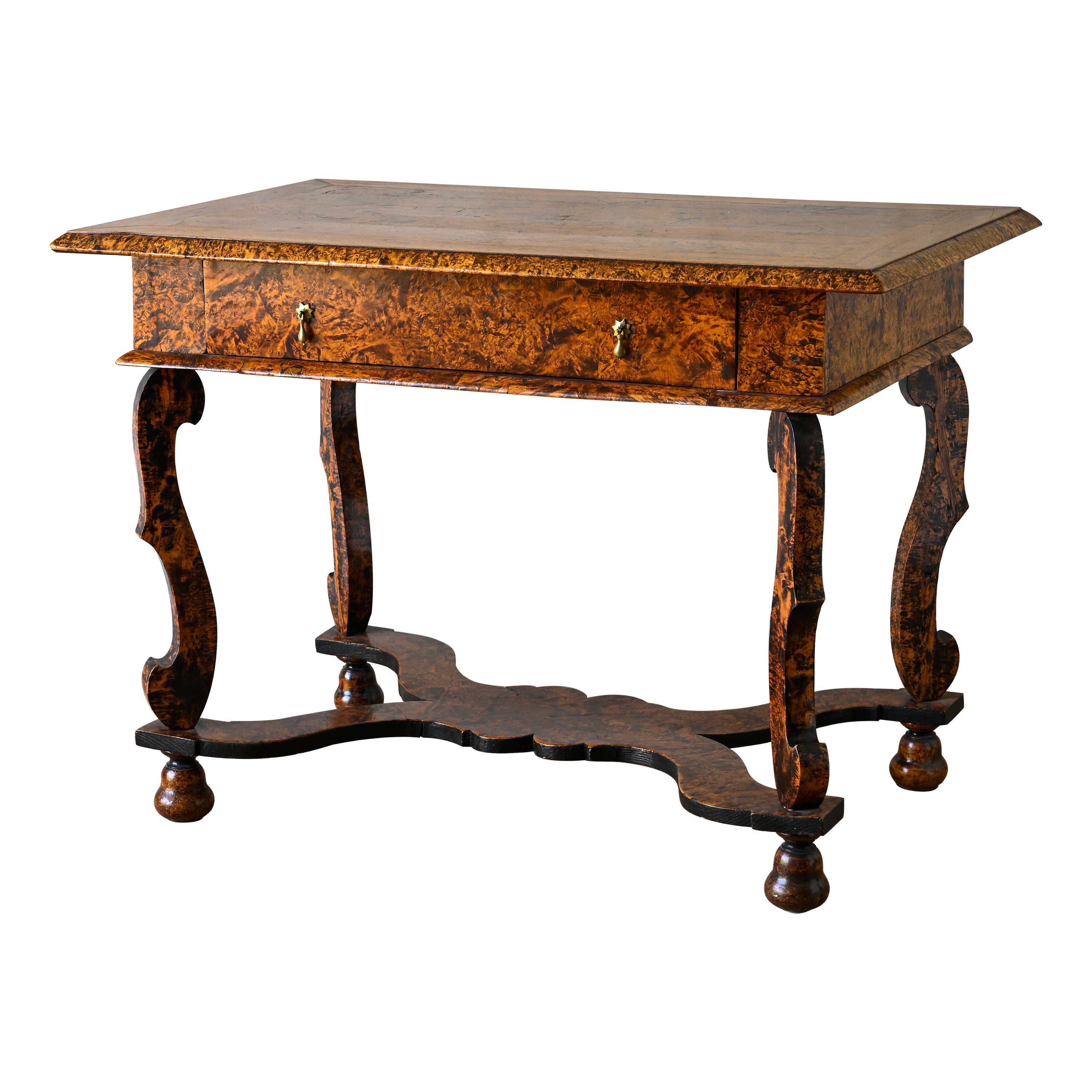 Exceptional 18th Century Swedish Baroque Alder Root Table