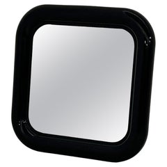 Miroir noir Delfo de Sergio Mazza pour Artemide, années 1960