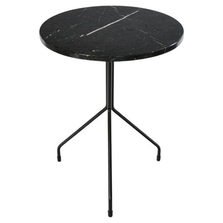 Medium All for One Black Marquina Marble Table by Oxdenmarq For Sale