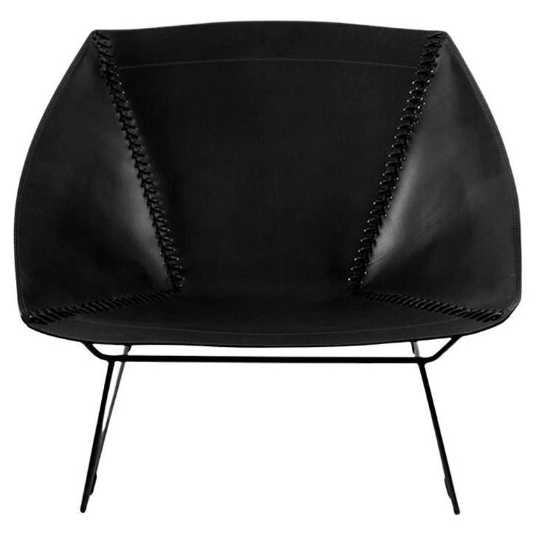 Black Stitch Chair by OxDenmarq For Sale