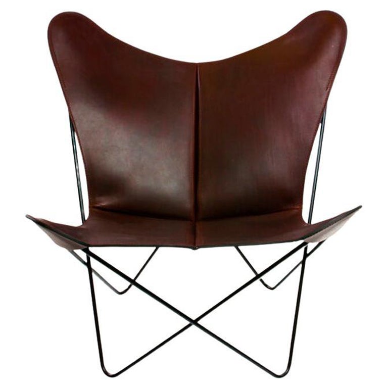 Mocca and Black Trifolium Chair by OxDenmarq For Sale
