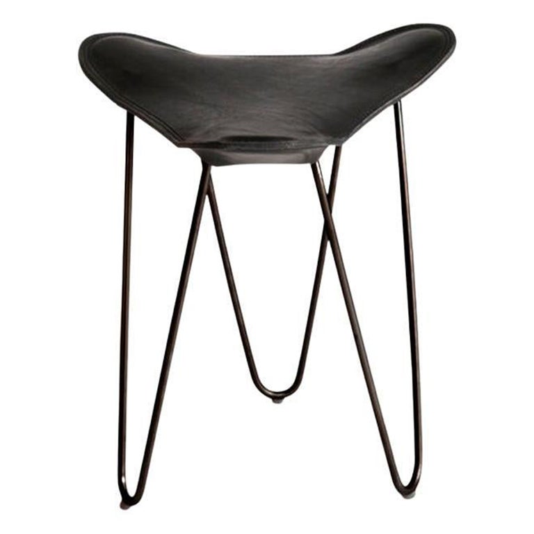 Tabouret en Trifolium Noir d'OxDenmarq en vente