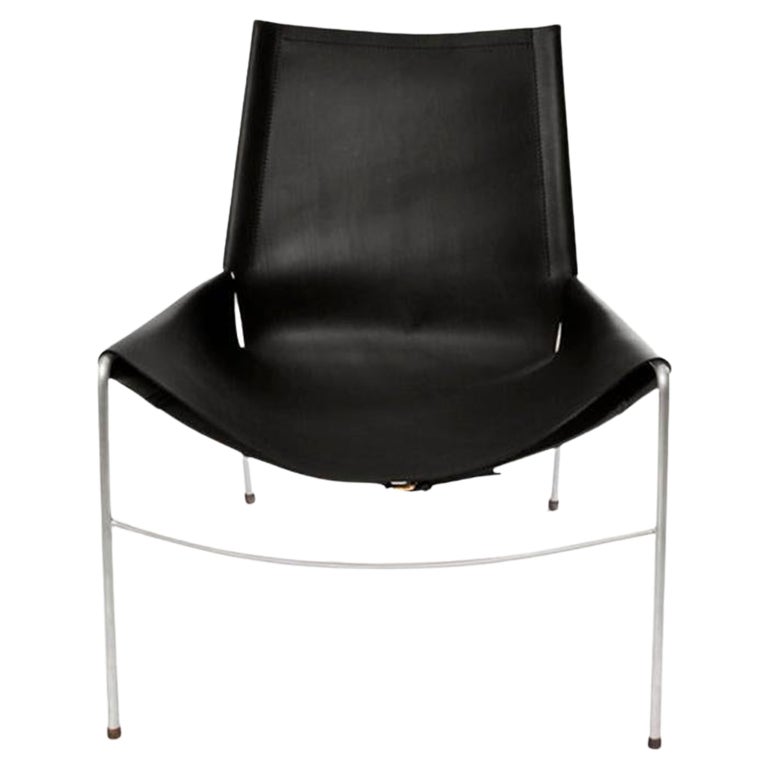 Black and Steel November Chair by OxDenmarq For Sale