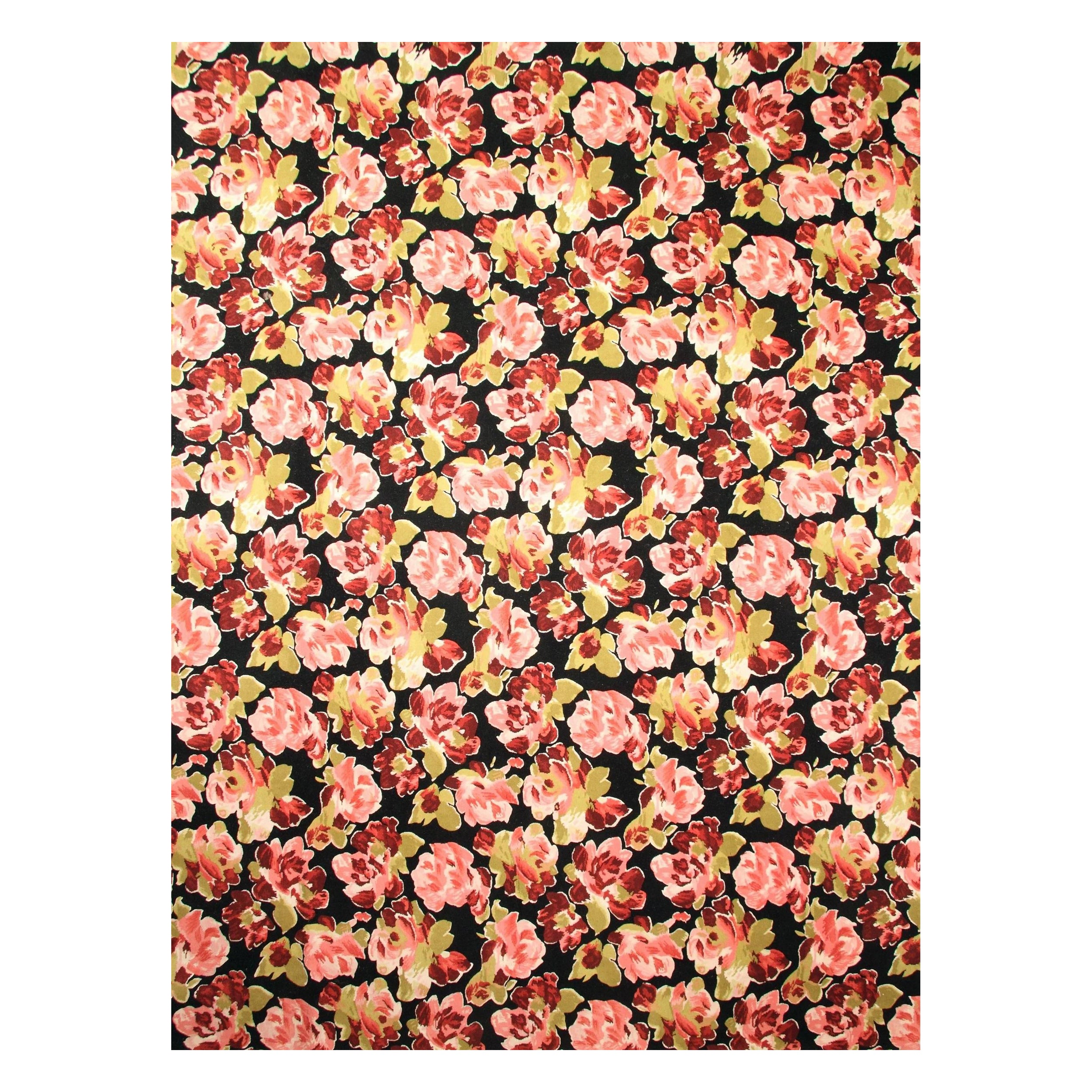 Tuleh - „Flower Field“ Teppich 8' x 10' im Angebot