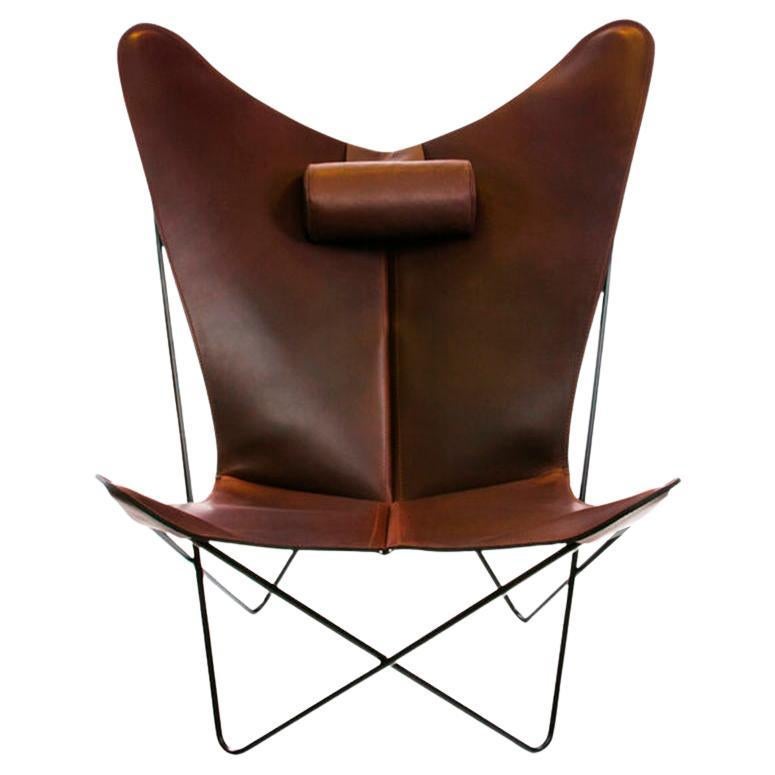 Mocca und schwarzer KS-Stuhl von OxDenmarq