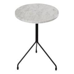 Small All for One White Carrara Marble Table by OxDenmarq