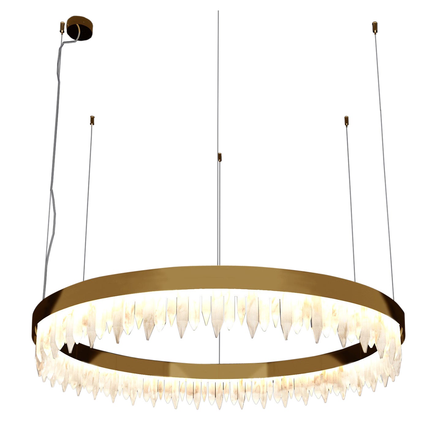 Urano Bronze 60 Pendelleuchte 1 von Alabastro Italiano im Angebot