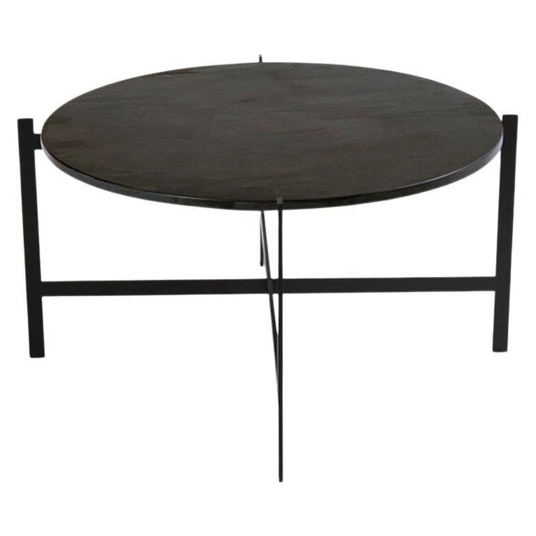 Black Slate Large Deck Table by OxDenmarq For Sale