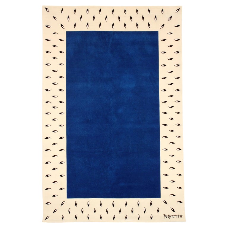 Tony Rugys Tony Duquette, 'Ermine Border' Rug For Sale at 1stDibs