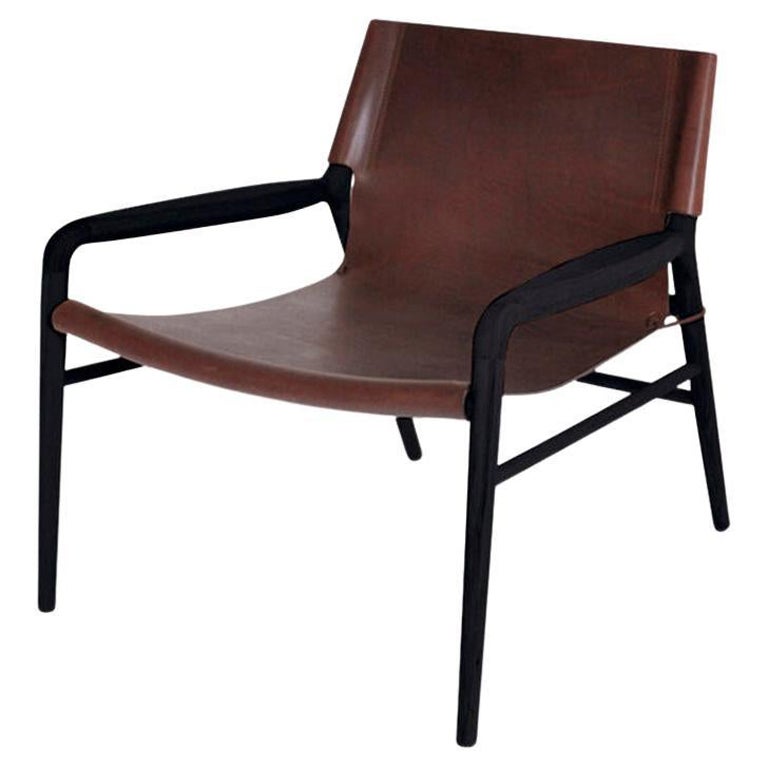 Mocca and Black Rama Oak Chair by Ox Denmarq For Sale