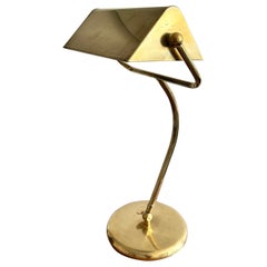 TABLE ART DECO ARTiCULATED BRASS BANKERS TABLE LAMP (ART DECO)