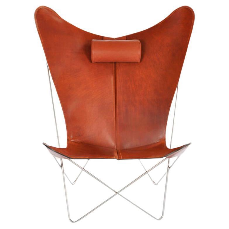 Hazelnut and Steel KS Chair by Ox Denmarq For Sale