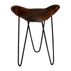 Mocca and Black Trifolium Stool by OxDenmarq