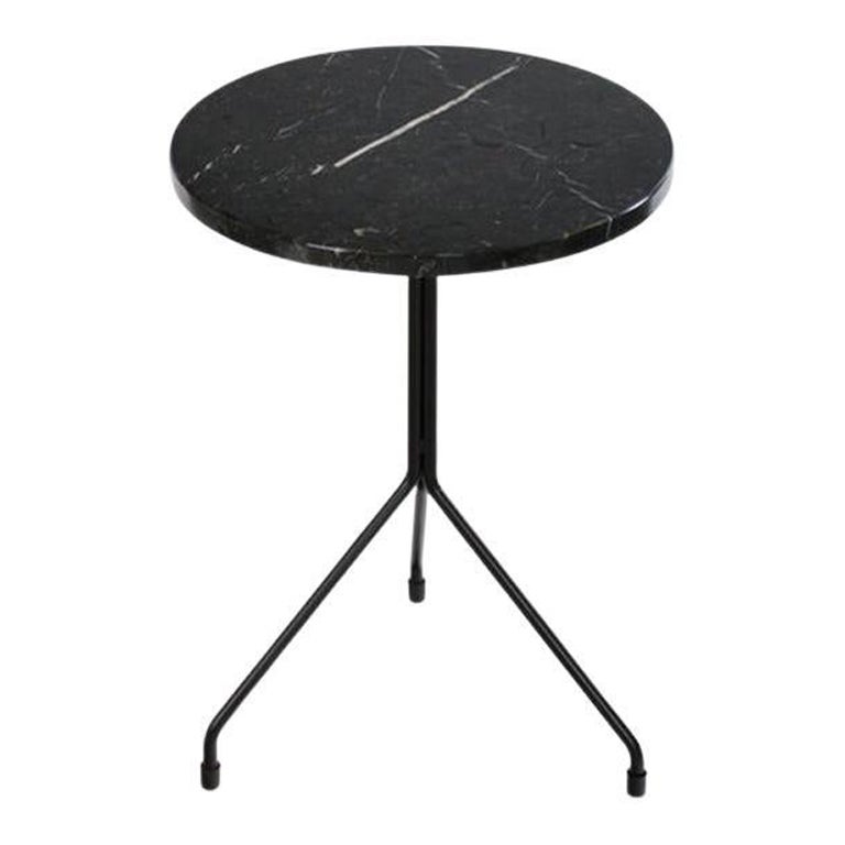 Small All for One Black Marquina Marble Table by Ox Denmarq