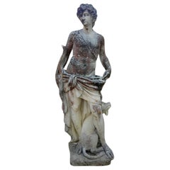 Antique Garden Sculpture Representing : Acteon