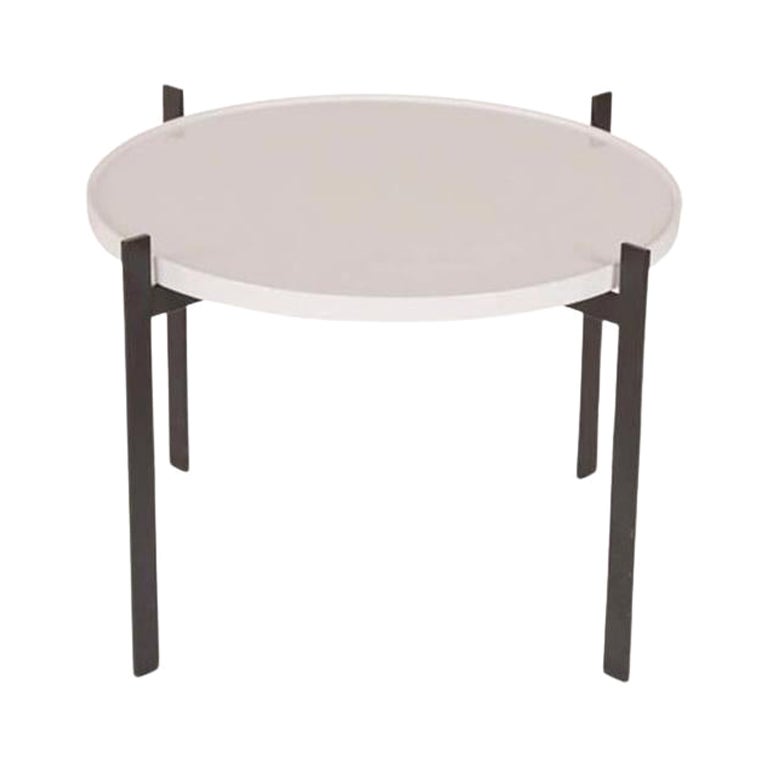 Ancient White Porcelain Single Deck Table by OxDenmarq For Sale