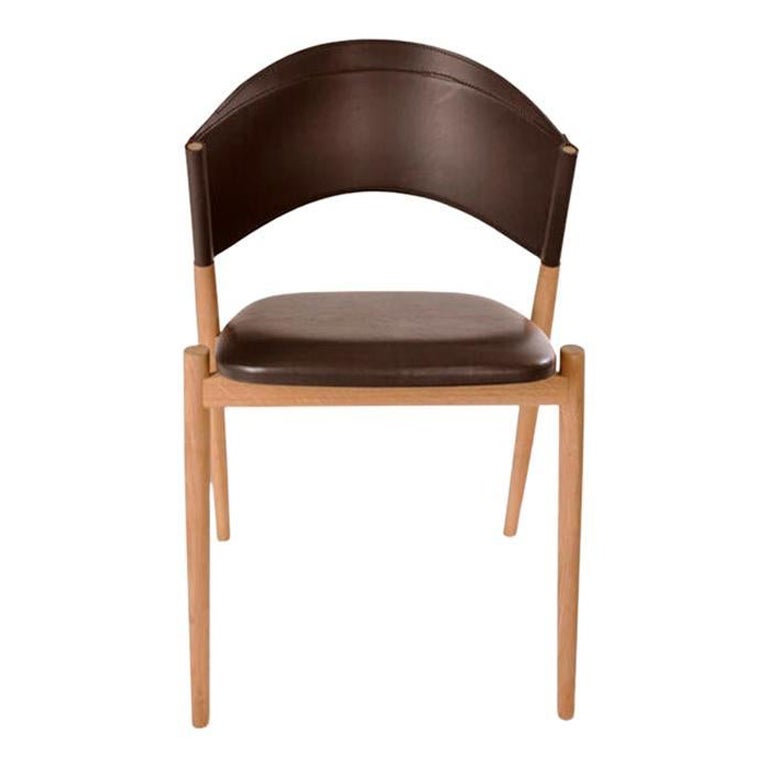 Mocca-Stuhl „A“ aus Eiche von OxDenmarq im Angebot