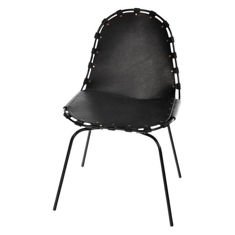 Black Stretch Chair by OxDenmarq For Sale